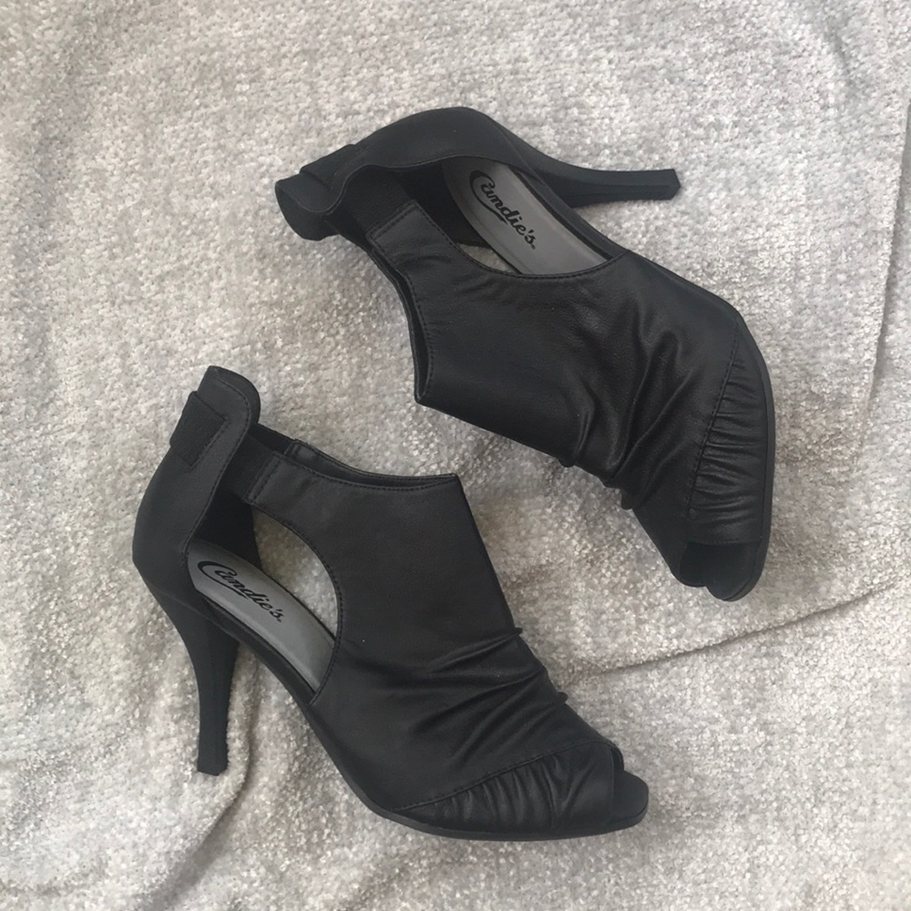 Candies Open Toe Bootie